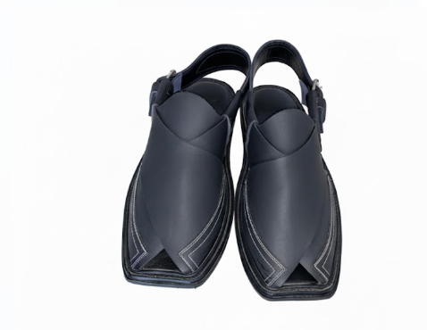 Navy Blue Takidaar Charsadda Chappal