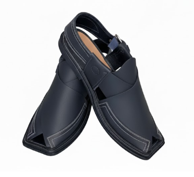 Navy Blue Takidaar Charsadda Chappal