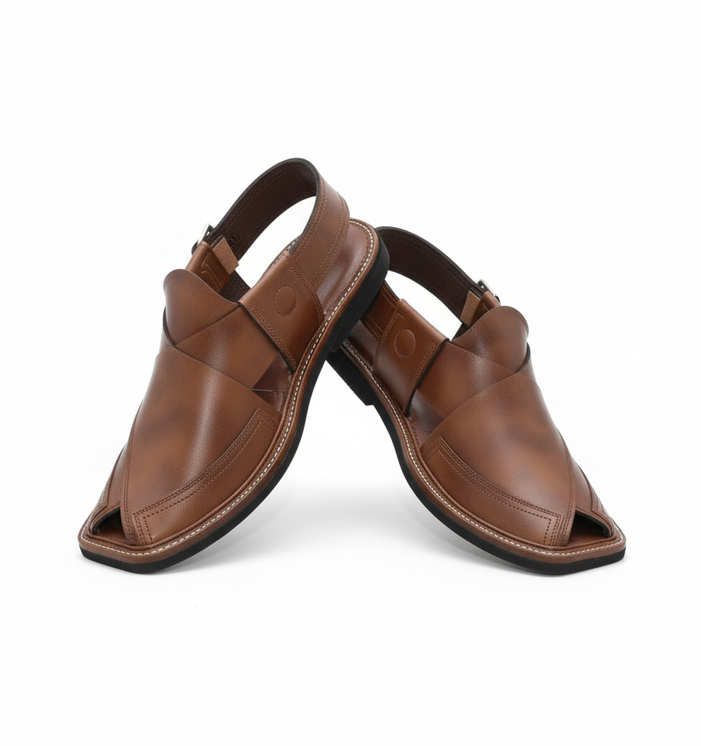 Two Tone Top Gear Charsadda Chappal